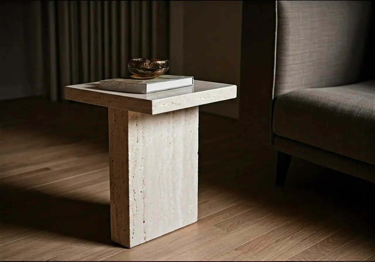 Can a Travertine Side Table Fit into Any Home Decor Style? - Belaré Home