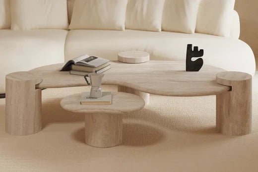 How a Travertine Coffee Table Can Elevate Your Living Room Aesthetic - Belaré Home