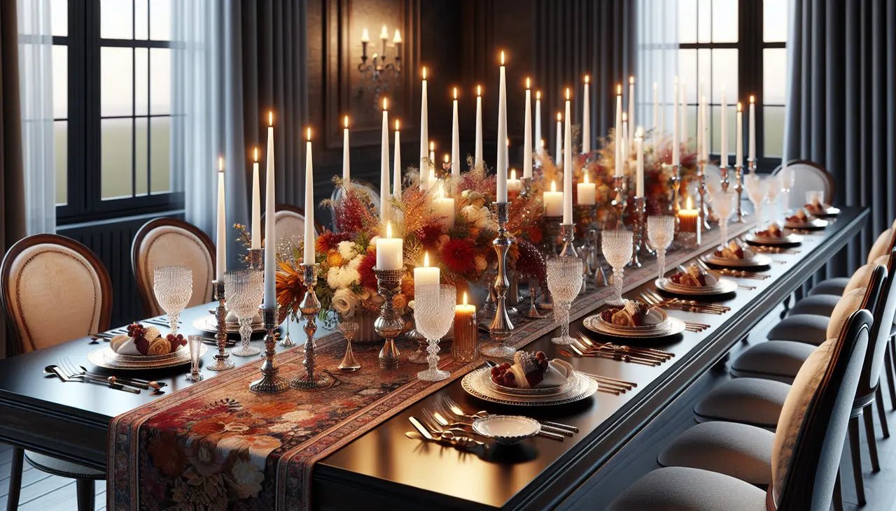 The Ultimate Guide to Decorating Your Dining Table with Taper Candles - Belaré Home