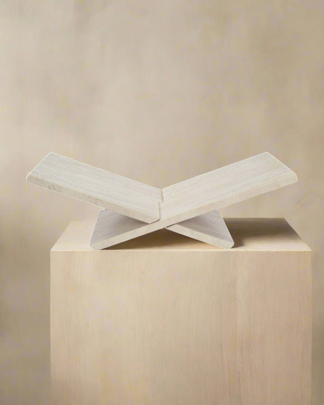 Travertine Bookstand - Belaré Home