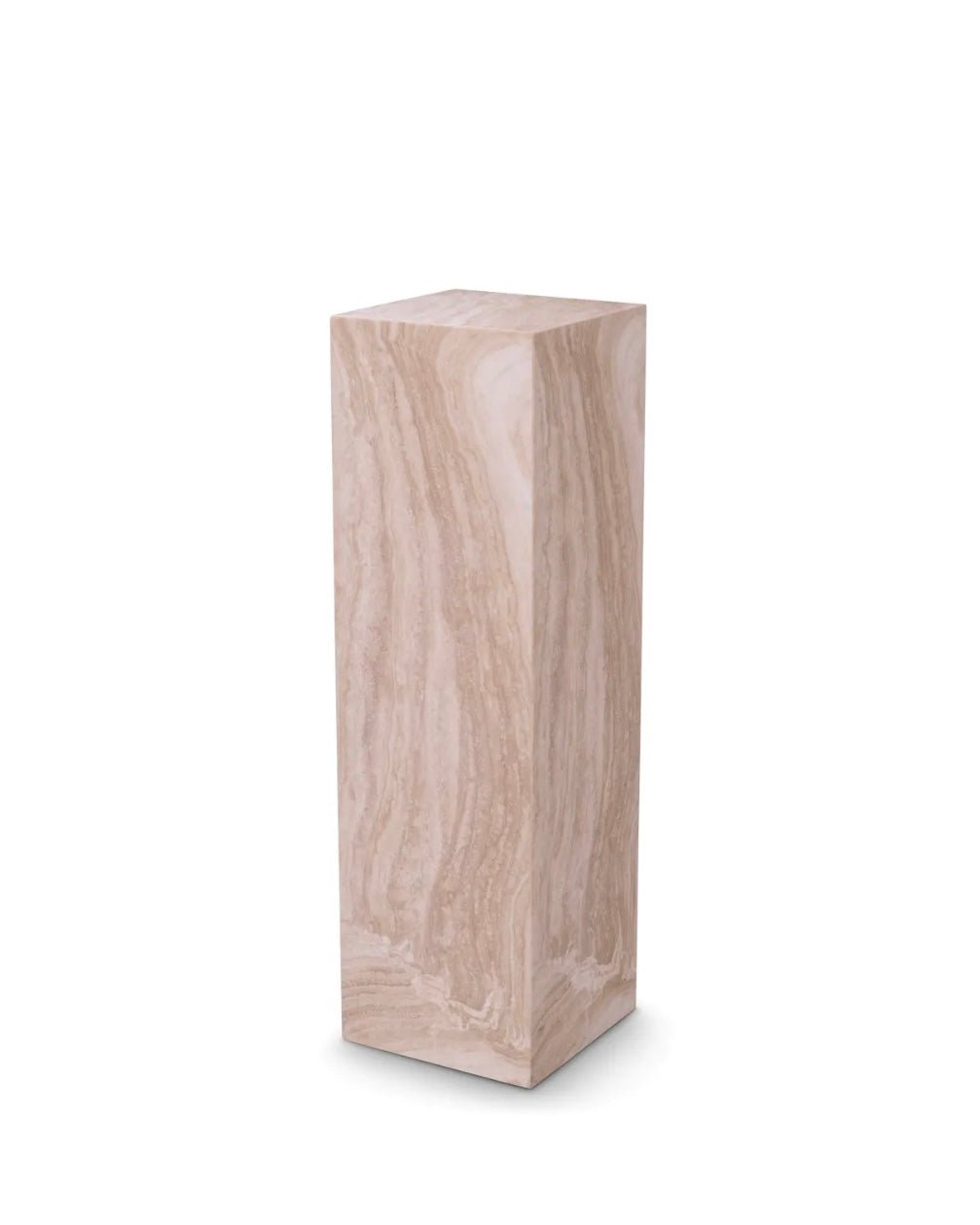 Honed Travertine Column Medium - Belaré Home