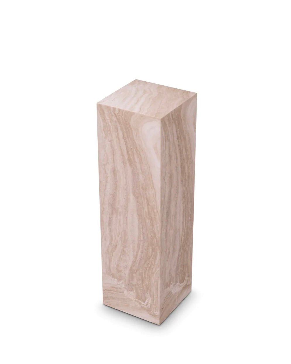 Honed Travertine Column Medium - Belaré Home