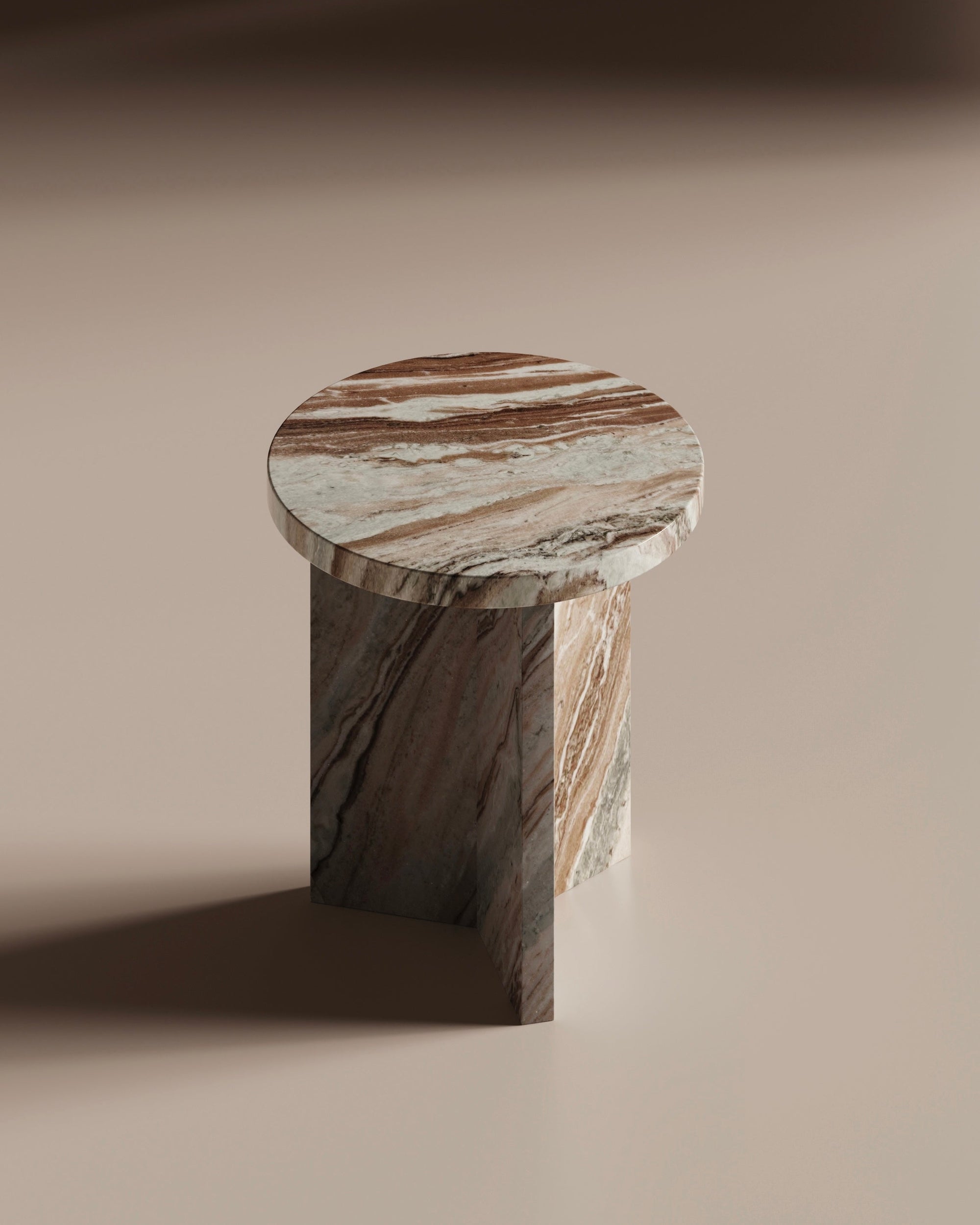 Livella Marble Side Table - Belaré Home