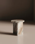 Livella Marble Side Table - Belaré Home