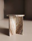 Livella Marble Side Table - Belaré Home