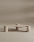 Tuscani Travertine Coffee Table - Belaré Home