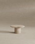 Tuscani Travertine Side Table - Belaré Home