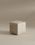 Palermo Travertine & Onyx Side Table - Belaré Home