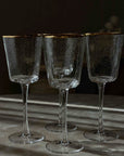 Roma Hammered Wine Glasses (Set of 4) - Belaré Home