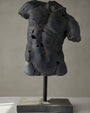 Romano Torso Sculpture - Aged Black - Belaré Home