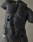 Romano Torso Sculpture - Aged Black - Belaré Home